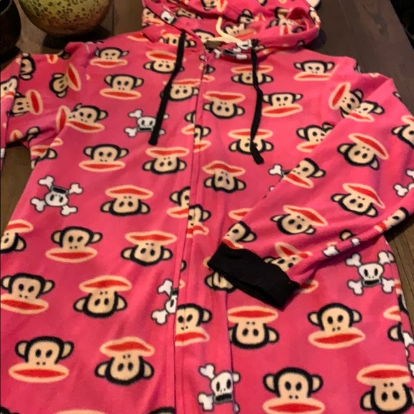 Paul Frank Julius & Skulls Hooded Onesie w/ EARS - Picture 2 of 7